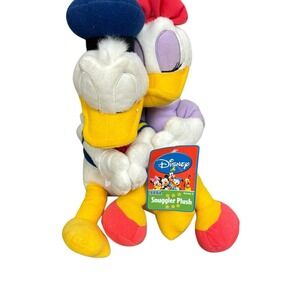 Disney Donald And Daisy Snuggler Sega Plush w/ tags NFS prize toy approx. 9"